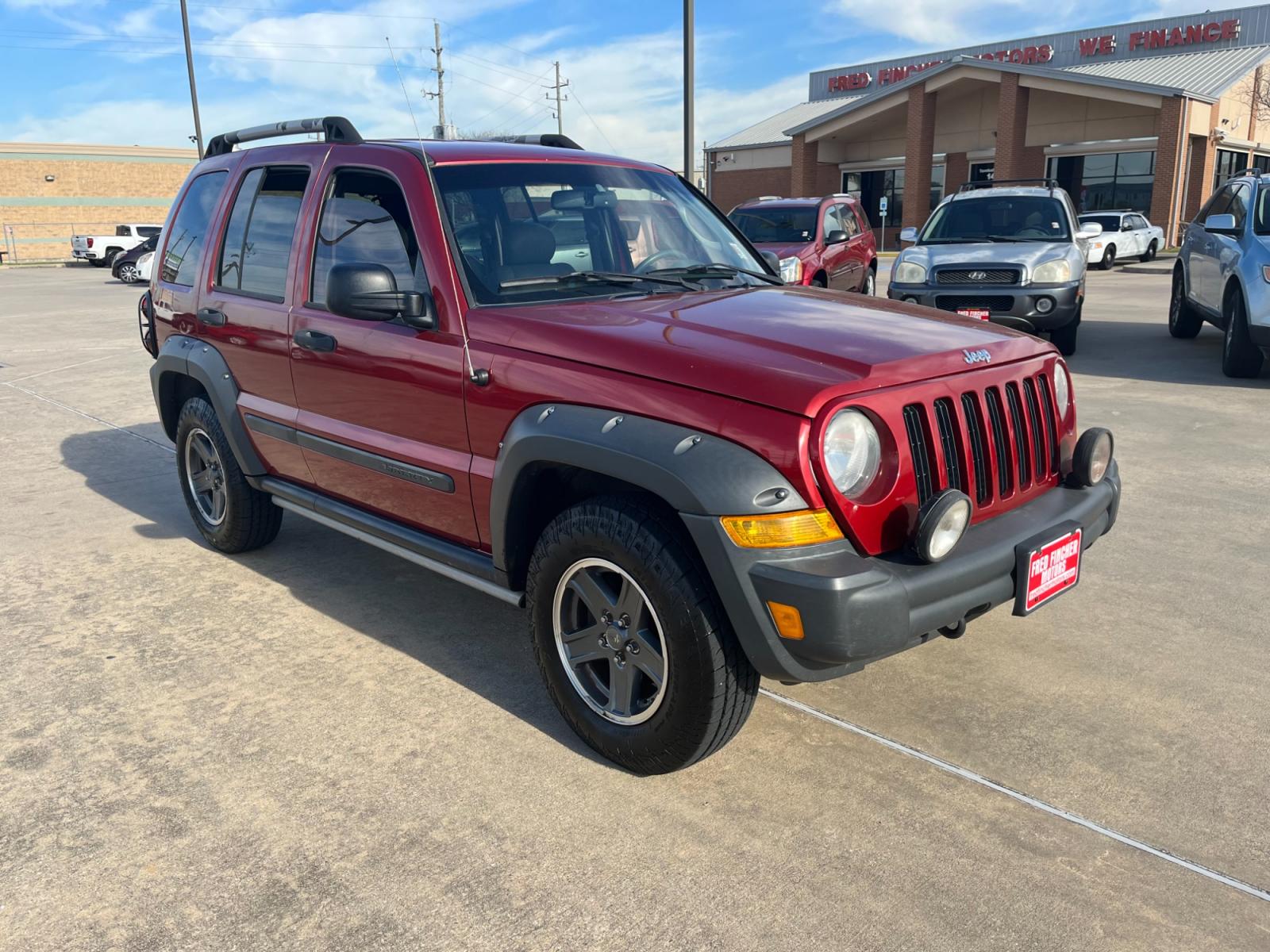 2006 red /black Jeep Liberty Renegade 2WD (1J4GK38K16W) with an 3.7L V6 SOHC 12V engine, Automatic transmission, located at 14700 Tomball Parkway 249, Houston, TX, 77086, (281) 444-2200, 29.928619, -95.504074 - Photo #0
